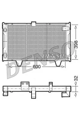 Handler.Part Radiator, engine cooling Denso DRM21061 1