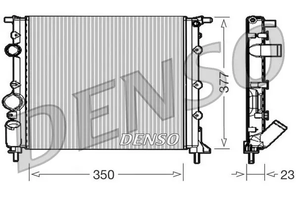 Handler.Part Radiator, engine cooling Denso DRM23010 1