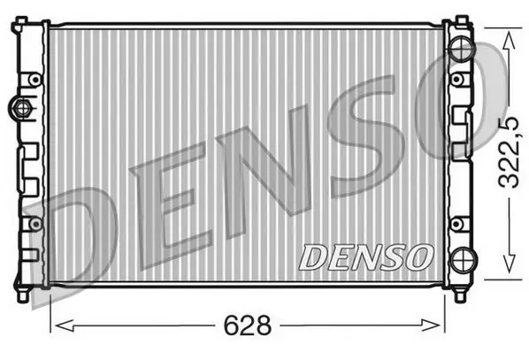 Handler.Part Radiator, engine cooling Denso DRM26009 1