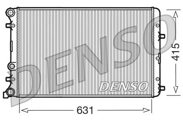 Handler.Part Radiator, engine cooling Denso DRM27004 1