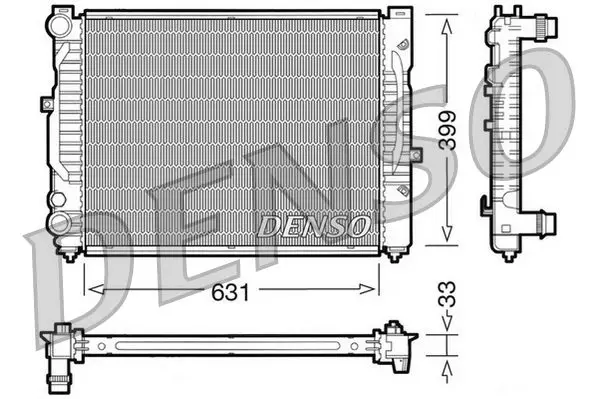 Handler.Part Radiator, engine cooling Denso DRM32029 1