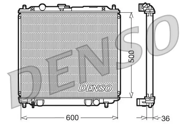 Handler.Part Radiator, engine cooling Denso DRM45014 1