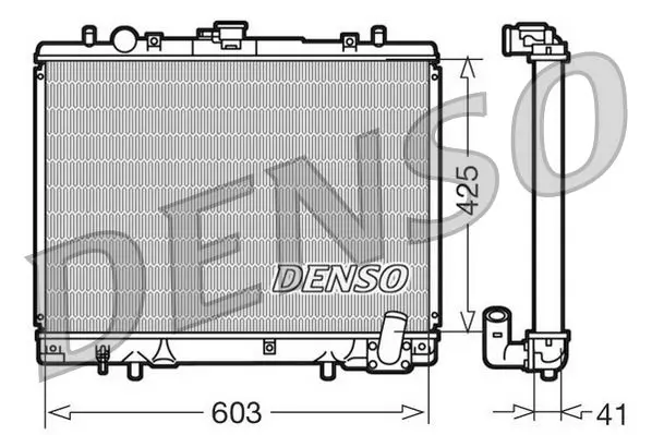 Handler.Part Radiator, engine cooling Denso DRM45019 1