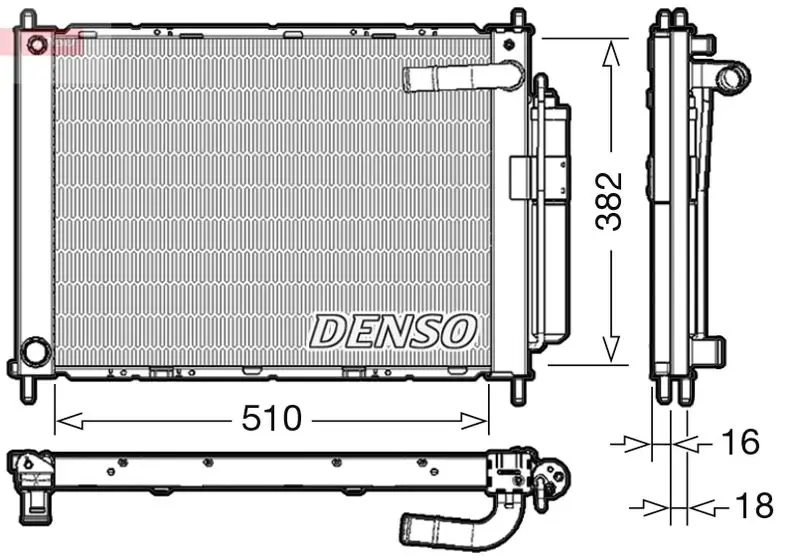 Handler.Part Cooler Module Denso DRM46101 1