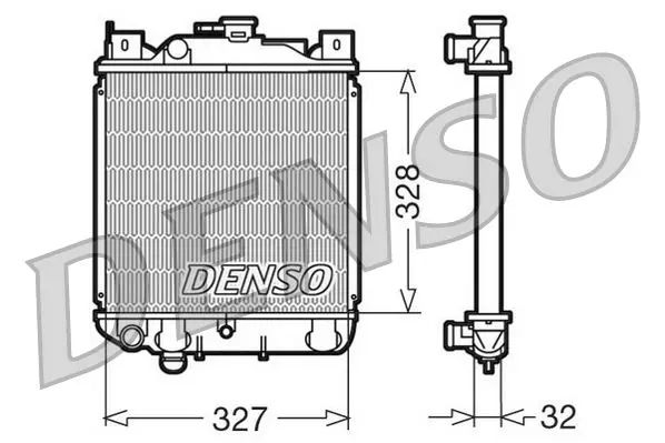 Handler.Part Radiator, engine cooling Denso DRM47006 1