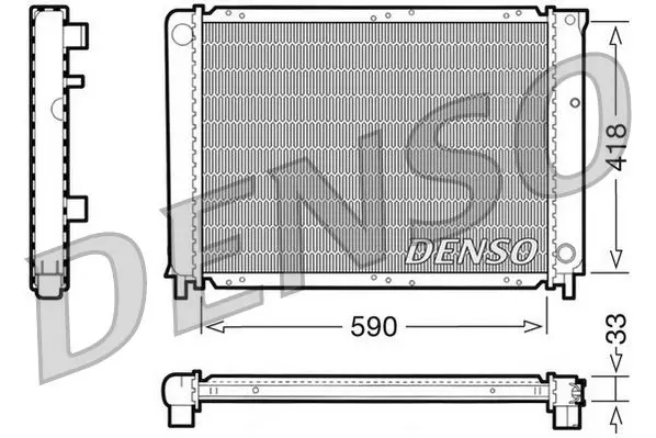 Handler.Part Radiator, engine cooling Denso DRM33031 1