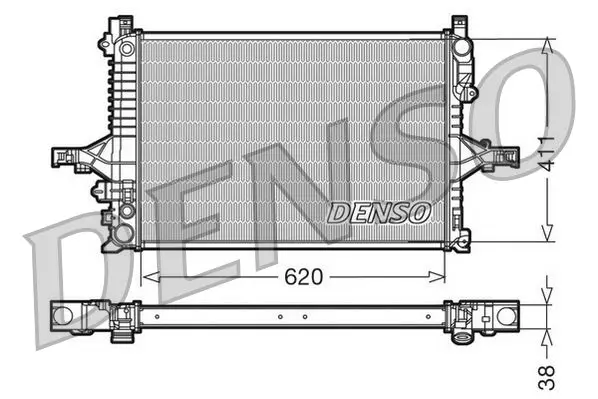 Handler.Part Radiator, engine cooling Denso DRM33066 1