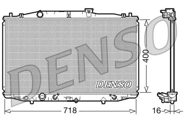 Handler.Part Radiator, engine cooling Denso DRM40024 1