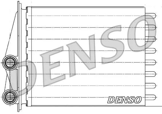 Handler.Part Heat exchanger, interior heating Denso DRR23020 1