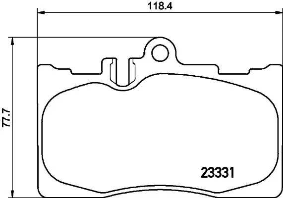 Handler.Part Brake pad set, disc brake MINTEX MDB2135 1