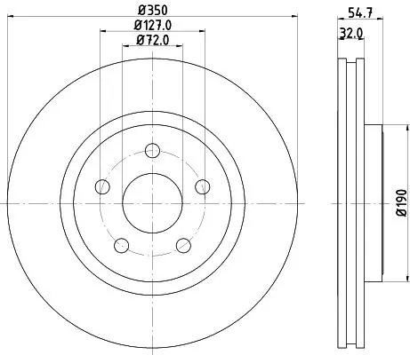 Handler.Part Brake disc MINTEX MDC2652 1