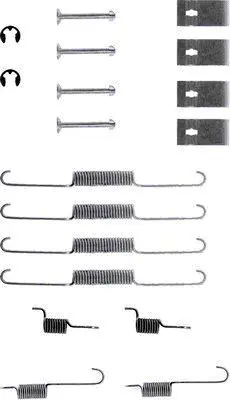 Handler.Part Accessory kit, brake shoes MINTEX MBA636 1