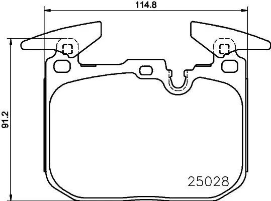 Handler.Part Brake pad set, disc brake MINTEX MDB3764 1