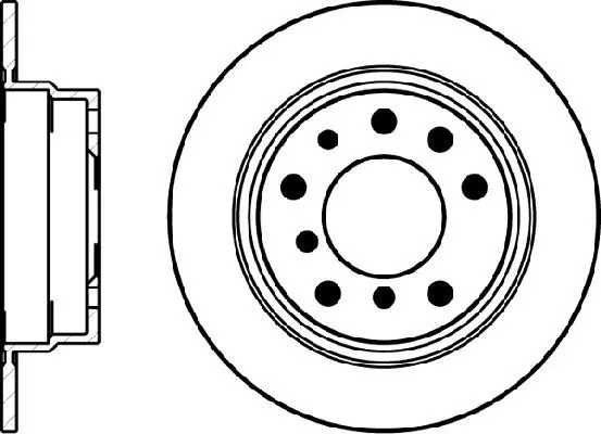 Handler.Part Brake disc MINTEX MDC1180 1