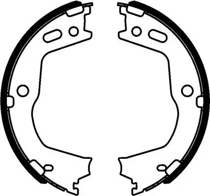 Handler.Part Brake shoe set, parking brake MINTEX MFR700 1