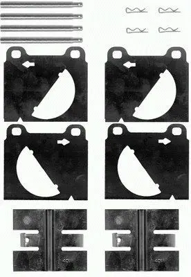 Handler.Part Accessory kit, disc brake pads MINTEX MBA950 1