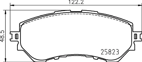 Handler.Part Brake pad set, disc brake MINTEX MDB3888 1