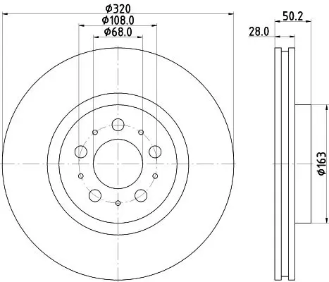 Handler.Part Brake disc MINTEX MDC1939 1