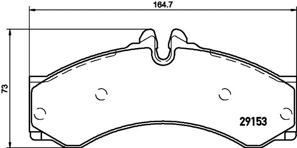 Handler.Part Brake pad set, disc brake MINTEX MDB2795 1