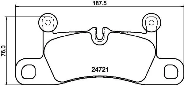 Handler.Part Brake pad set, disc brake MINTEX MDB3076 1