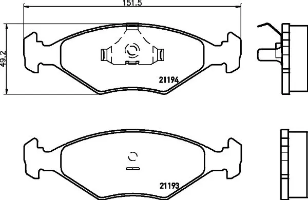 Handler.Part Brake drum MINTEX MBD051 1