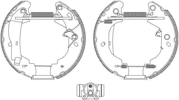 Handler.Part Brake shoe set MINTEX MSP113 1