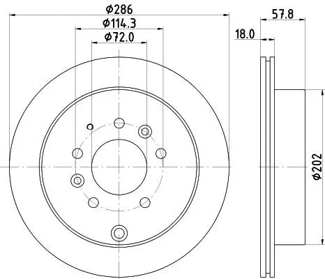 Handler.Part Brake disc MINTEX MDC2389 1