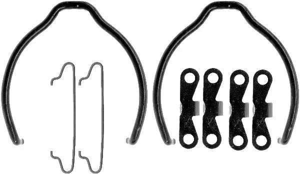 Handler.Part Accessory kit, parking brake shoes MINTEX MBA721 1