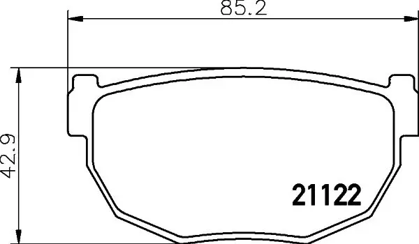 Handler.Part Brake pad set, disc brake MINTEX MDB1220 1