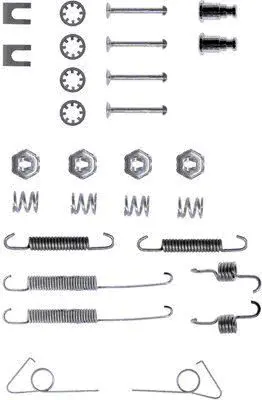 Handler.Part Accessory kit, brake shoes MINTEX MBA614 1