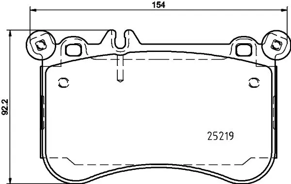 Handler.Part Brake pad set, disc brake MINTEX MDB3198 1