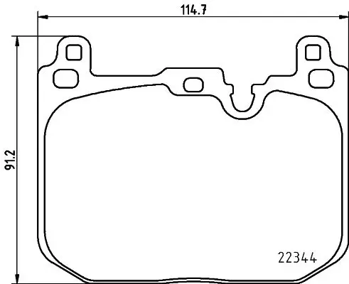 Handler.Part Brake pad set, disc brake MINTEX MDB3804 1