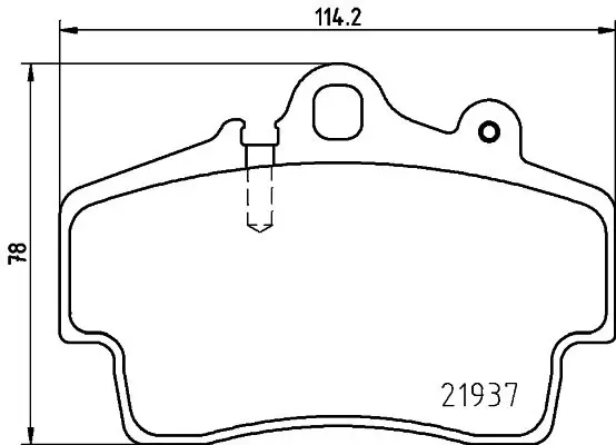 Handler.Part Brake pad set, disc brake MINTEX MDB1873 1