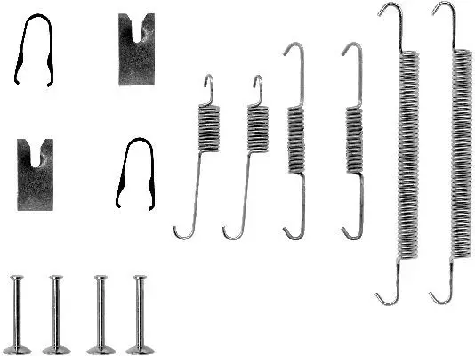 Handler.Part Accessory kit, brake shoes MINTEX MBA771 1