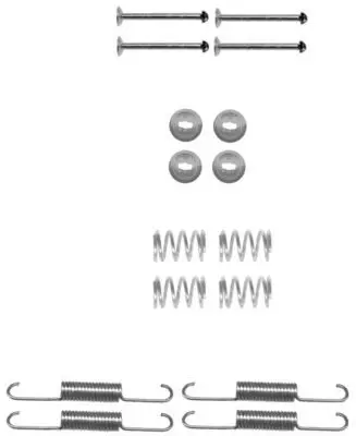 Handler.Part Brake shoe set MINTEX MSP116 1