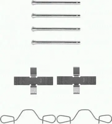 Handler.Part Accessory kit, disc brake pads MINTEX MBA982 1