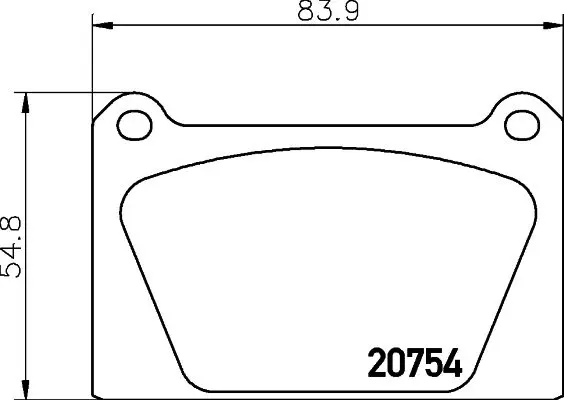 Handler.Part Brake pad set, disc brake MINTEX MLB65 1