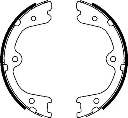 Handler.Part Brake shoe set, parking brake MINTEX MFR679 1