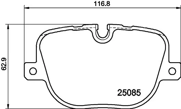 Handler.Part Brake pad set, disc brake MINTEX MDB3113 1