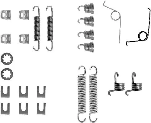 Handler.Part Accessory kit, brake shoes MINTEX MBA545 1