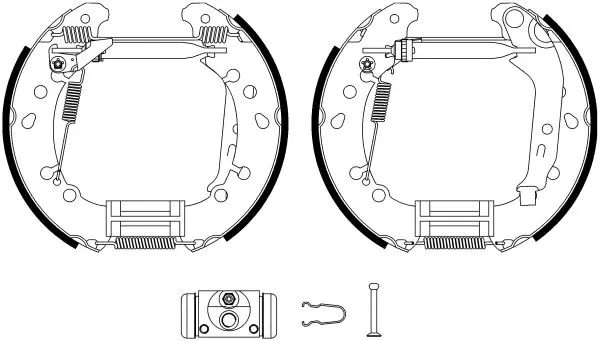 Handler.Part Brake shoe set MINTEX MSP339 1