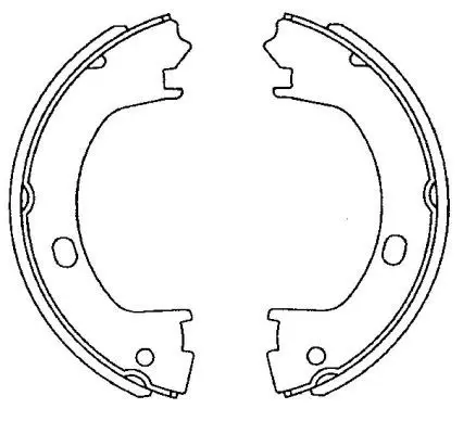 Handler.Part Brake shoe set, parking brake MINTEX MFR660 1