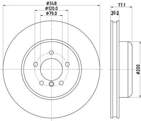 Handler.Part Brake disc MINTEX MDC2380 1