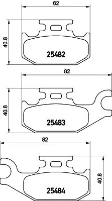 Handler.Part Brake pad set, disc brake MINTEX MDB3277 1