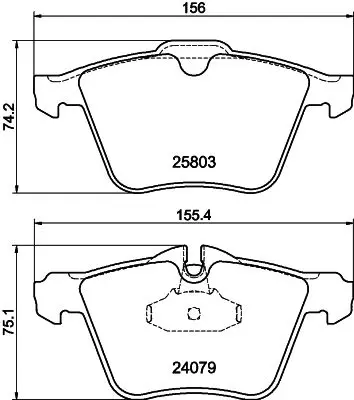 Handler.Part Brake pad set, disc brake MINTEX MDB3366 1