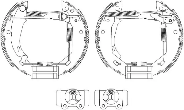 Handler.Part Brake shoe set MINTEX MSP034 1