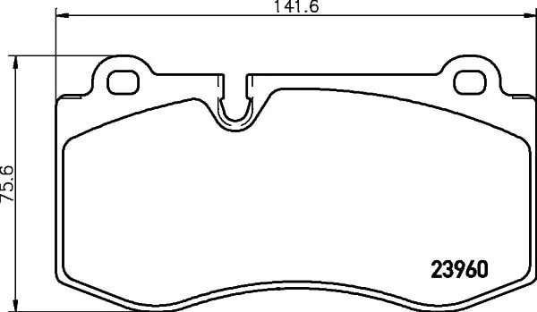 Handler.Part Brake pad set, disc brake MINTEX MDB2821 1