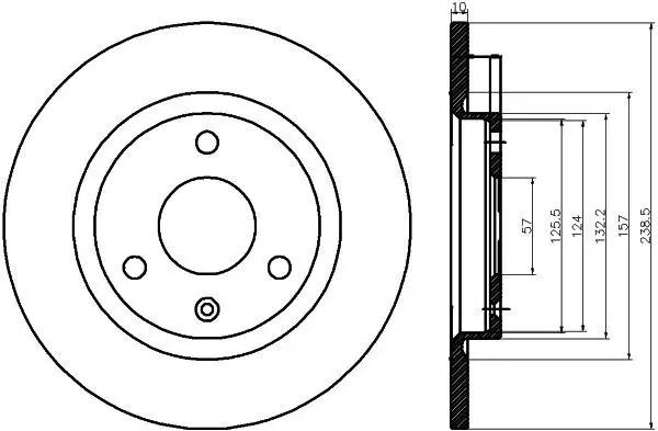 Handler.Part Brake disc MINTEX MDC626 1