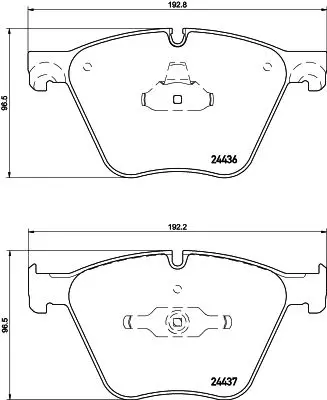 Handler.Part Brake pad set, disc brake MINTEX MDB2981 1