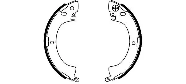 Handler.Part Brake shoe set MINTEX MFR215 1